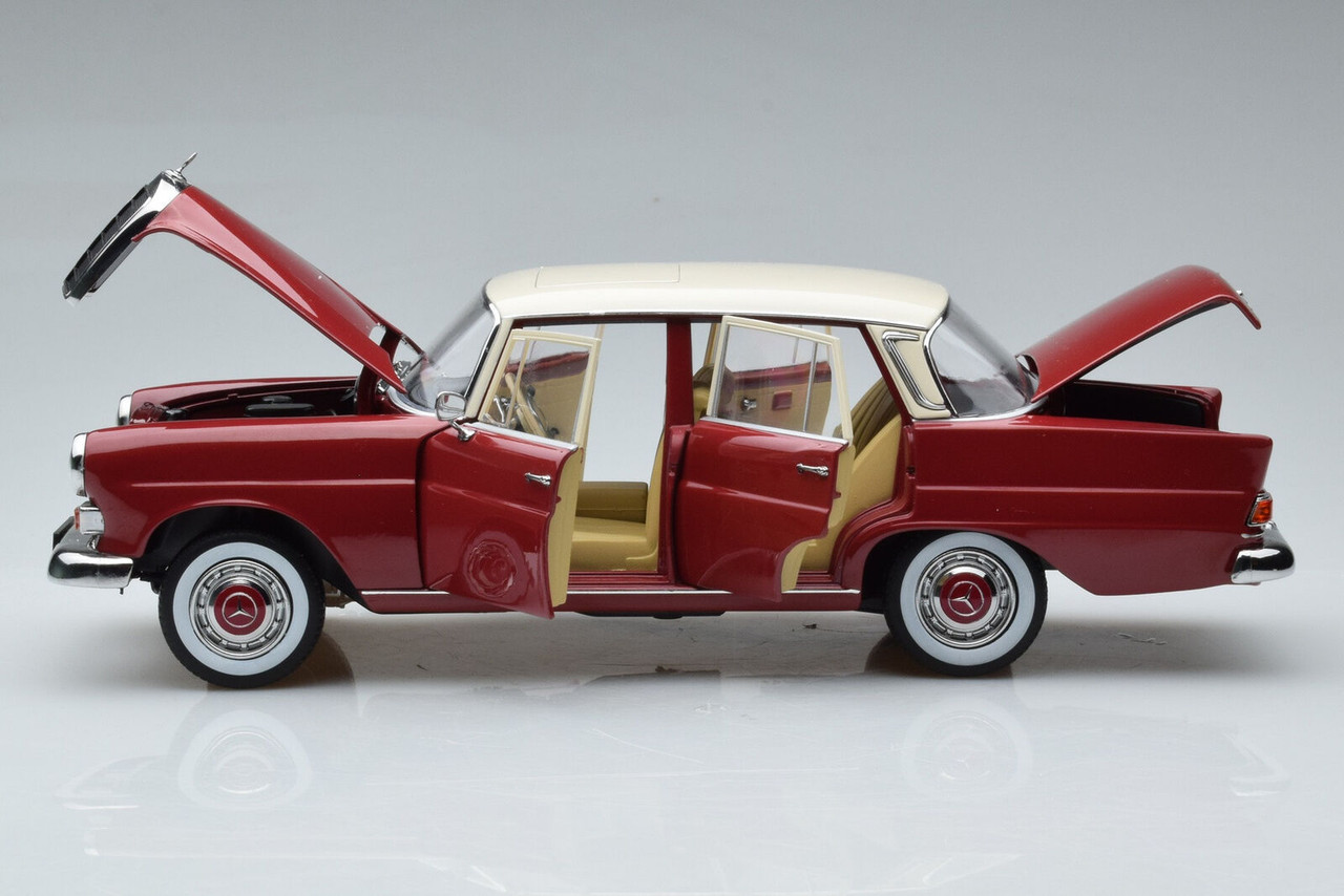 1/18 Norev 1966 Mercedes-Benz 200 (Red) Diecast Car Model