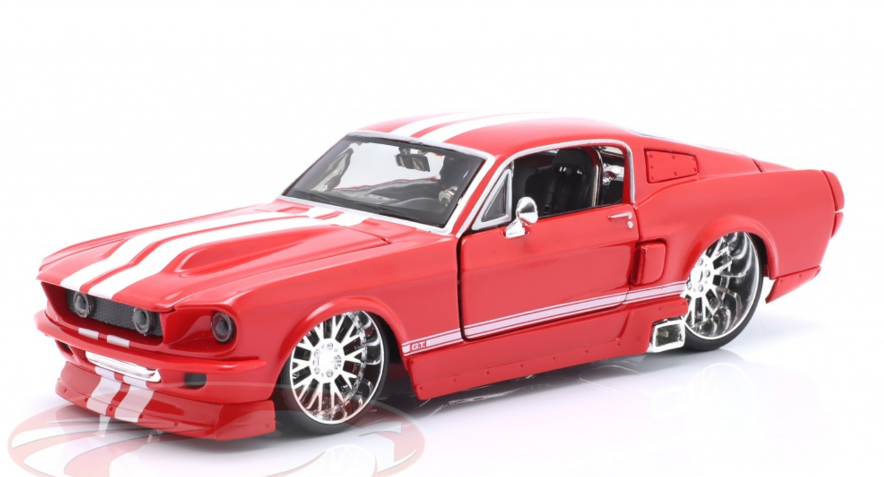 1/24 Maisto 1967 Ford Mustang GT 5.0 (Red) Diecast Car Model