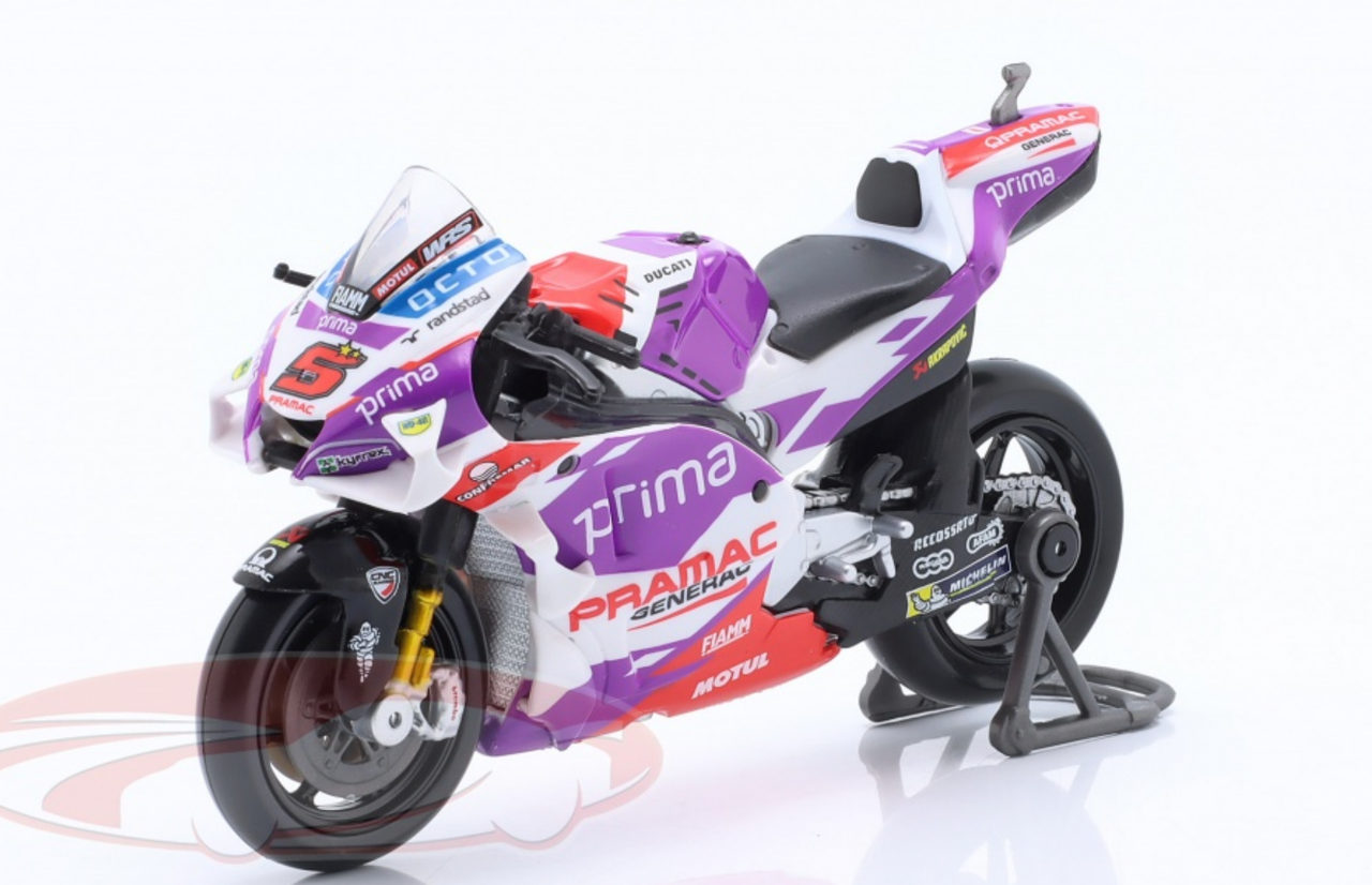1/18 Maisto 2022 Johann Zarco Ducati Desmosedici GP22 #5 MotoGP Motorcycle Model
