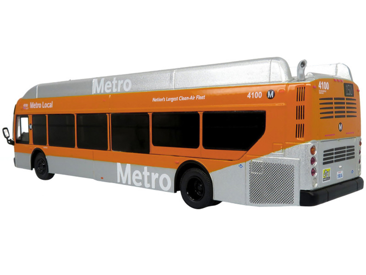 New Flyer Industries Xcelsior XN40 Transit Bus Metro Local Los Angeles "150 Canoga Park" Limited Edition to 504 pieces Worldwide "The Bus & Motorcoach Collection" 1/64 Diecast Model by Iconic Replicas