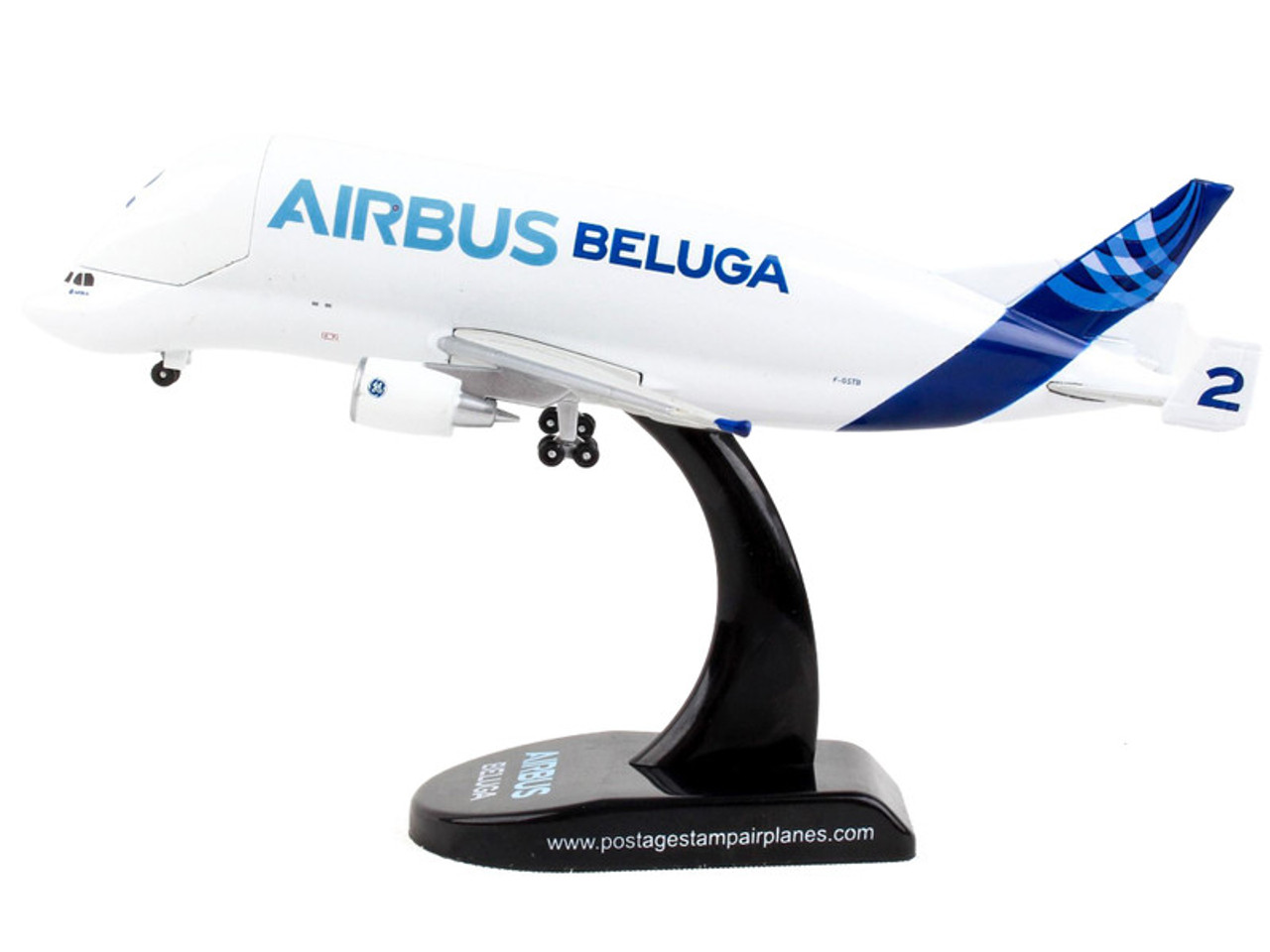 Airbus A300-600ST Beluga Commercial Aircraft "Beluga ST Fleet Aircraft #2" 1/400 Diecast Model Airplane by Postage Stamp