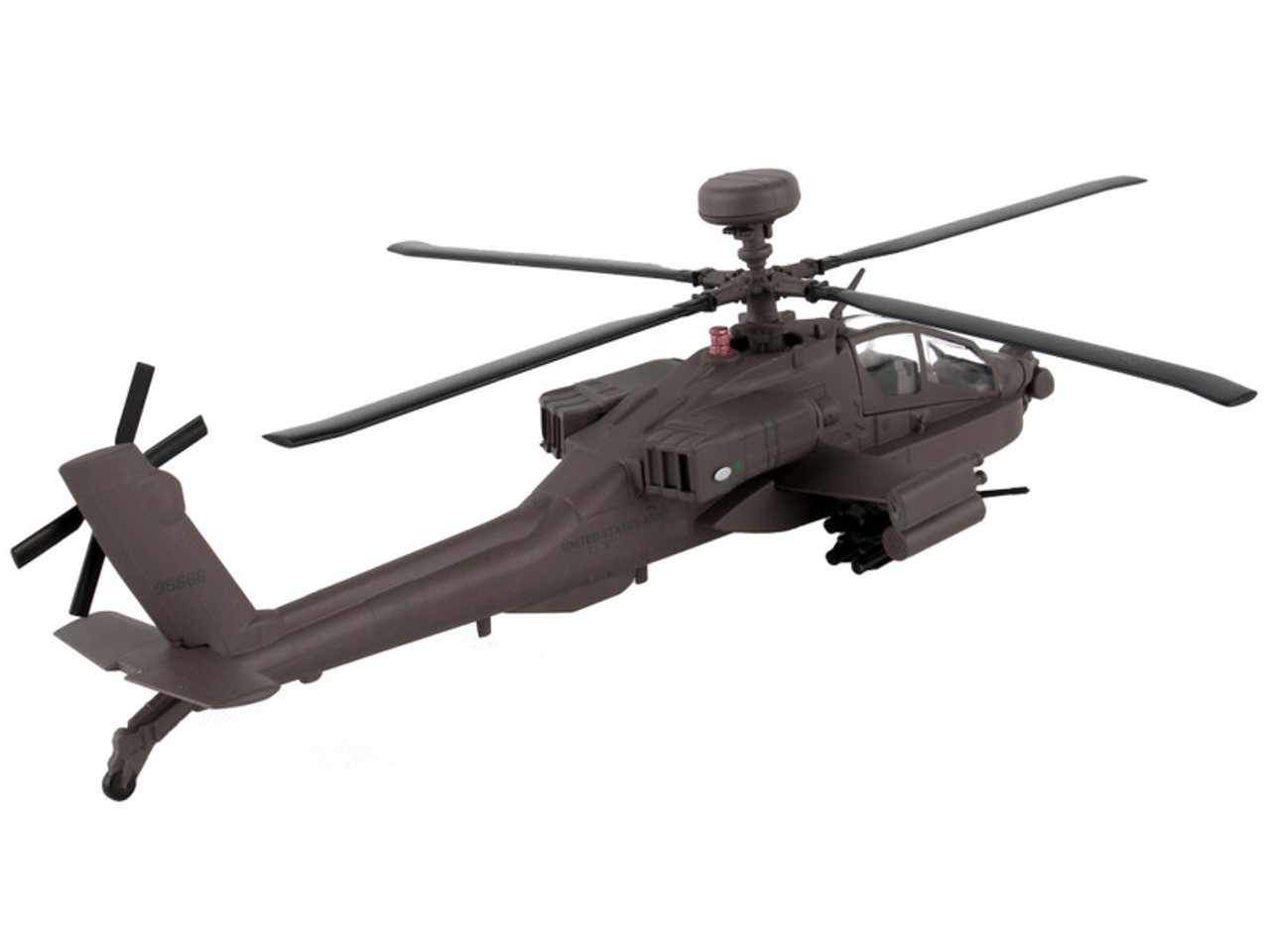 Boeing AH-64D Apache Longbow Helicopter "United States Army" 1/100 Diecast Model by Postage Stamp