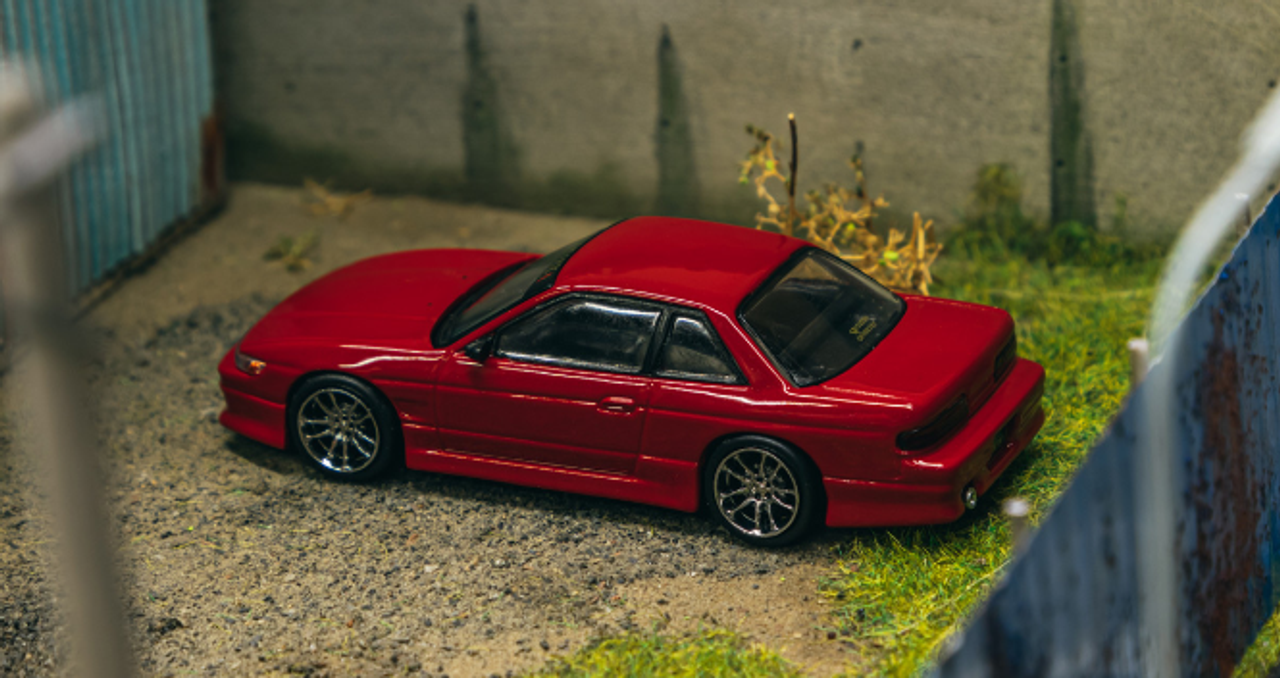 1/64 Tarmac Works VERTEX Nissan Silvia S13 Red Metallic