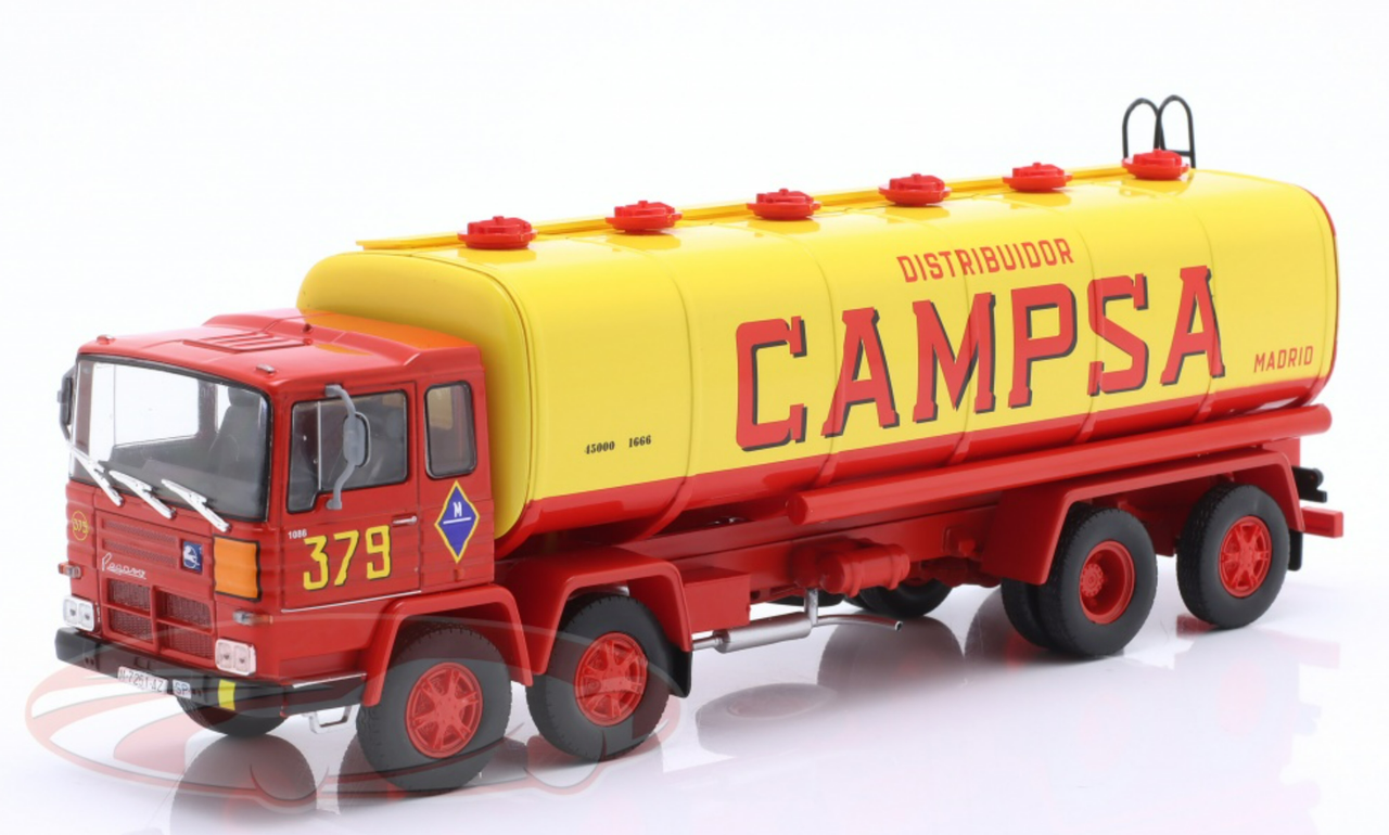 1/43 Altaya 1973 Pegaso 1086/52 Campsa (Red & Yellow) Car Model