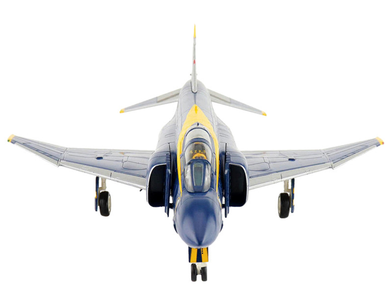 McDonnell Douglas F-4J Phantom II Fighter Aircraft "Blue Angels #2" United States Navy (1969) "Air Power Series" 1/72 Diecast Model by Hobby Master