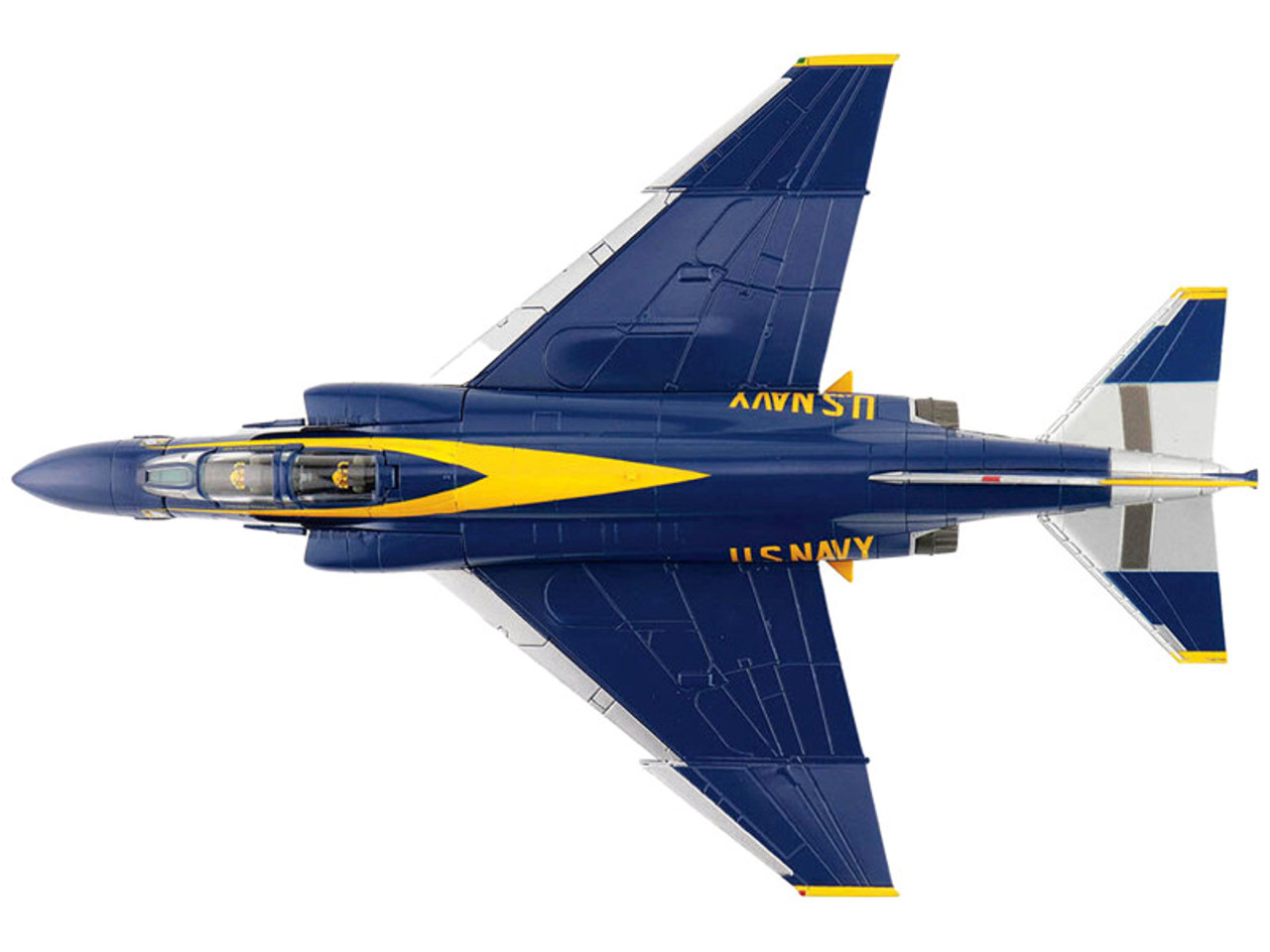 McDonnell Douglas F-4J Phantom II Fighter Aircraft "Blue Angels #2" United States Navy (1969) "Air Power Series" 1/72 Diecast Model by Hobby Master