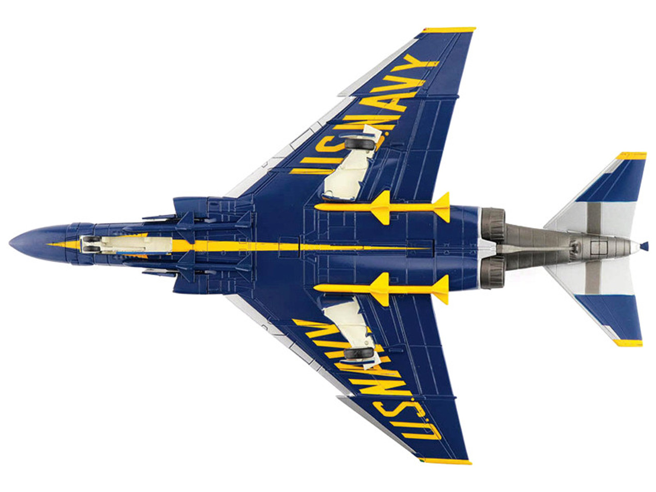 McDonnell Douglas F-4J Phantom II Fighter Aircraft "Blue Angels #2" United States Navy (1969) "Air Power Series" 1/72 Diecast Model by Hobby Master
