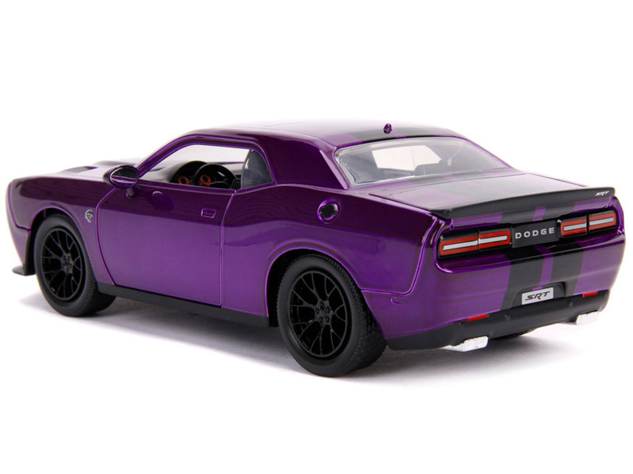 2015 Dodge Challenger SRT Hellcat Purple with Black Stripes