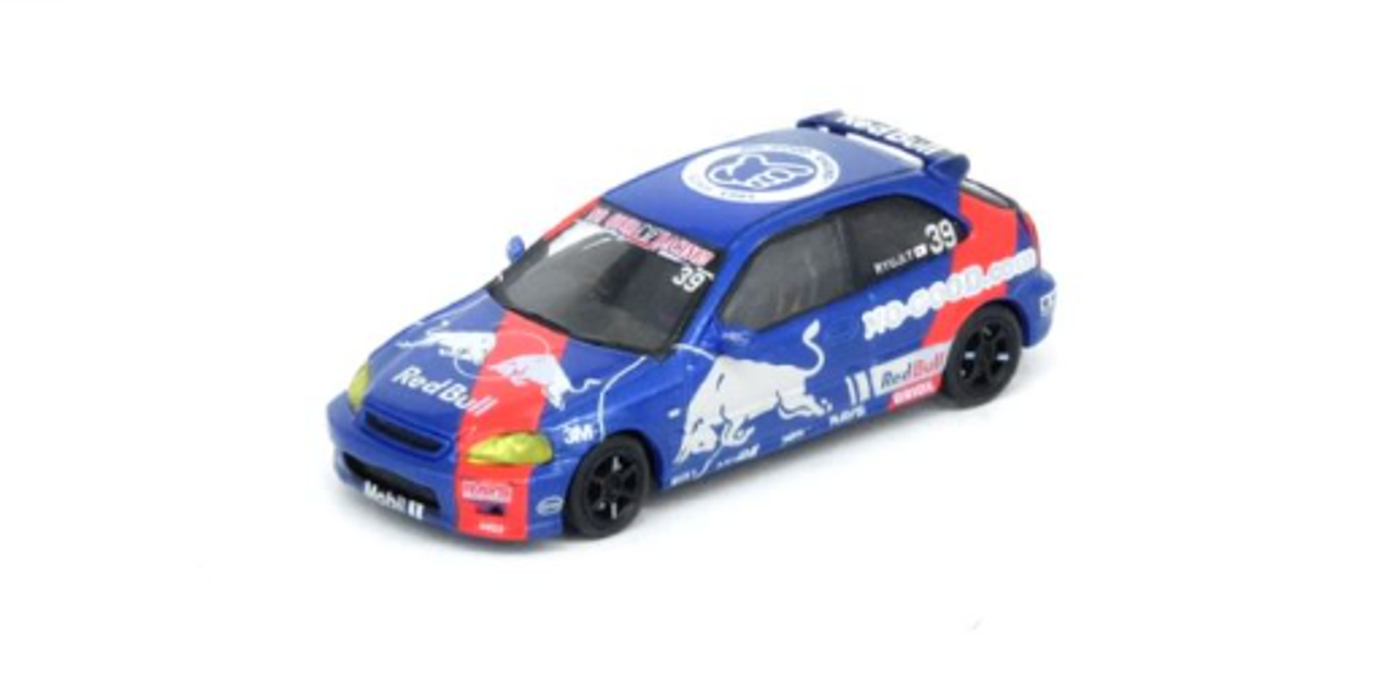 1/64 INNO HONDA CIVIC Type-R (EK9) NO GOOD RACING Red Bull Livery 