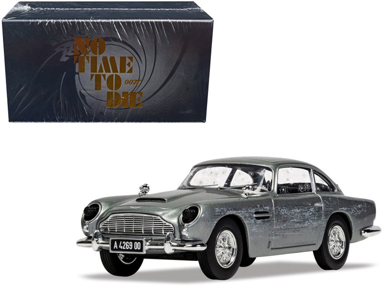 Aston Martin DB5 RHD (Right Hand Drive) Silver (Damaged) James Bond 007 