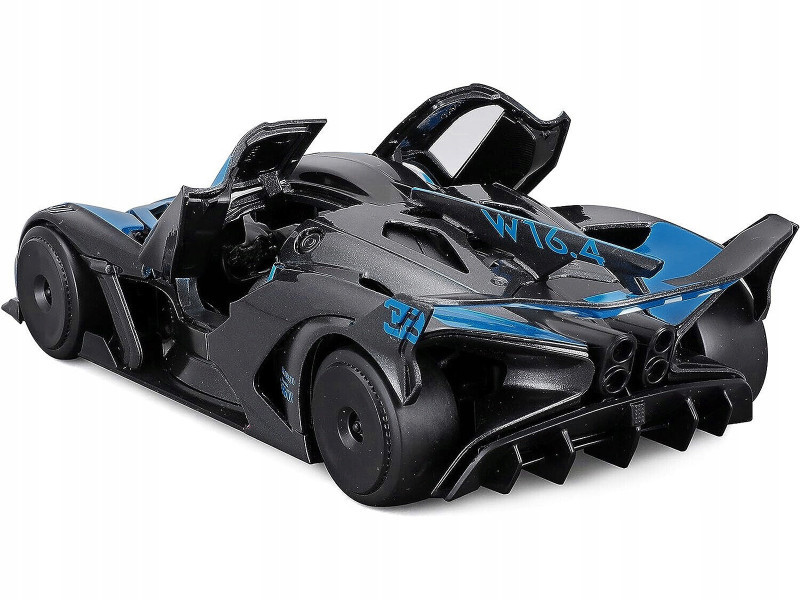 パネル 1/24 Maisto 2020 Bugatti Bolide W16.4 (Blue Carbon) Diecast Car