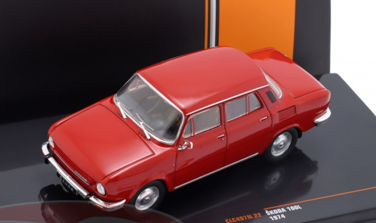 1/43 Ixo 1974 Skoda 100L (Red) Car Model