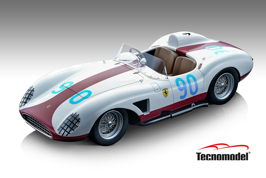 フェラーリ 500 TRC　アートモデル　ミニカー　レトロ　レア　昔　おもちゃ 1/18 Tecnomodel 1958 Ferrari 500 TRC Targa Florio G. Starrabba - F