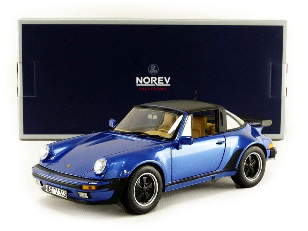 Norev Porsche 911 930 Turbo Targa Brown 1/18 Diecast Car