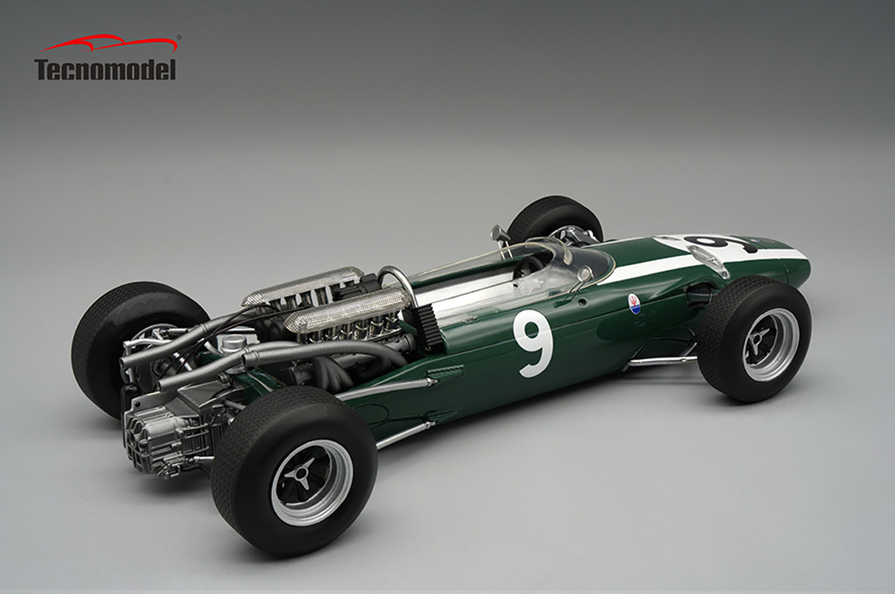 1/18 Tecnomodel Cooper Maserati F1 T81 1966 Monaco GP Richi Ginther Car Model