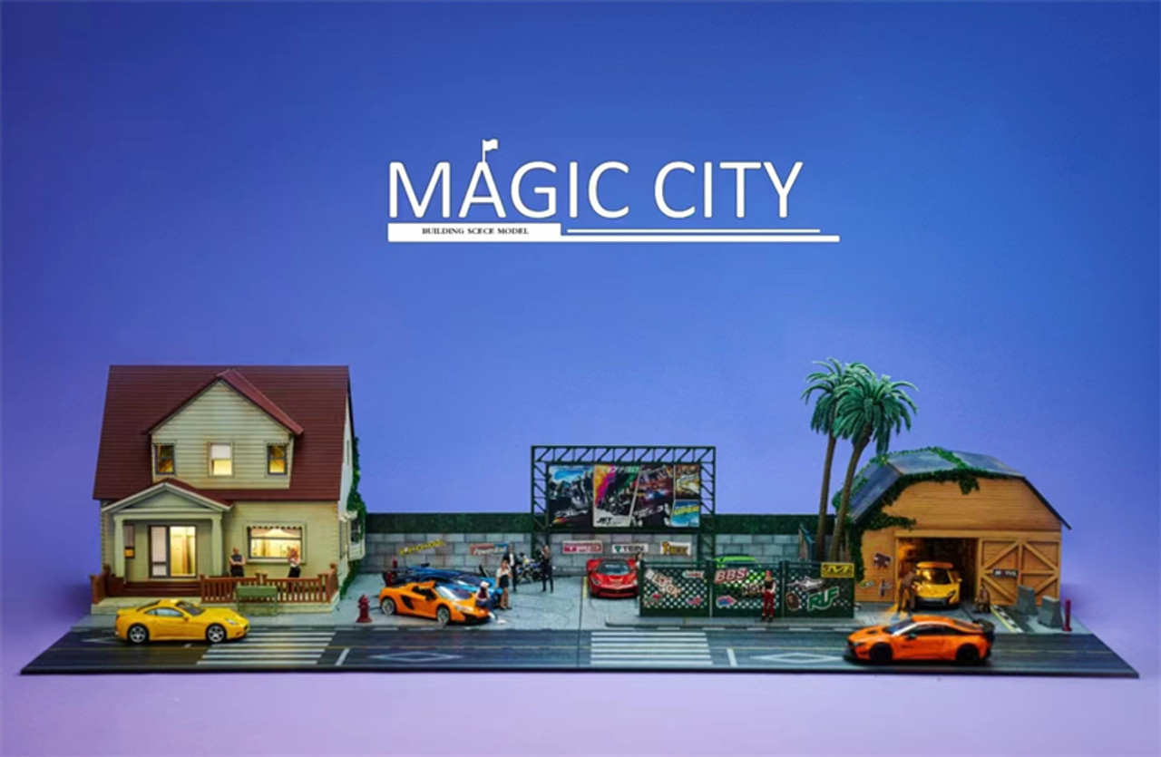 1/64 Magic City Fast & Furious Diorama (car models & figures NOT included)