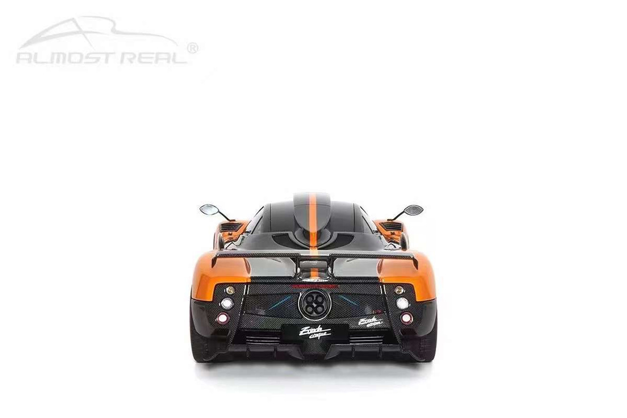 1/18 Almost Real 2009 Pagani Zonda Cinque (Orange & Black) Car Model