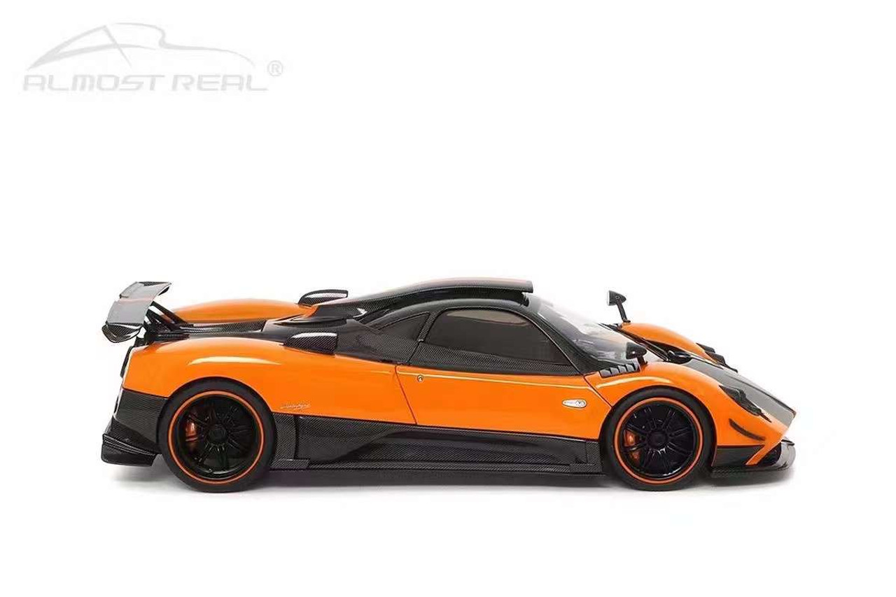 1/18 Almost Real 2009 Pagani Zonda Cinque (Orange & Black) Car Model