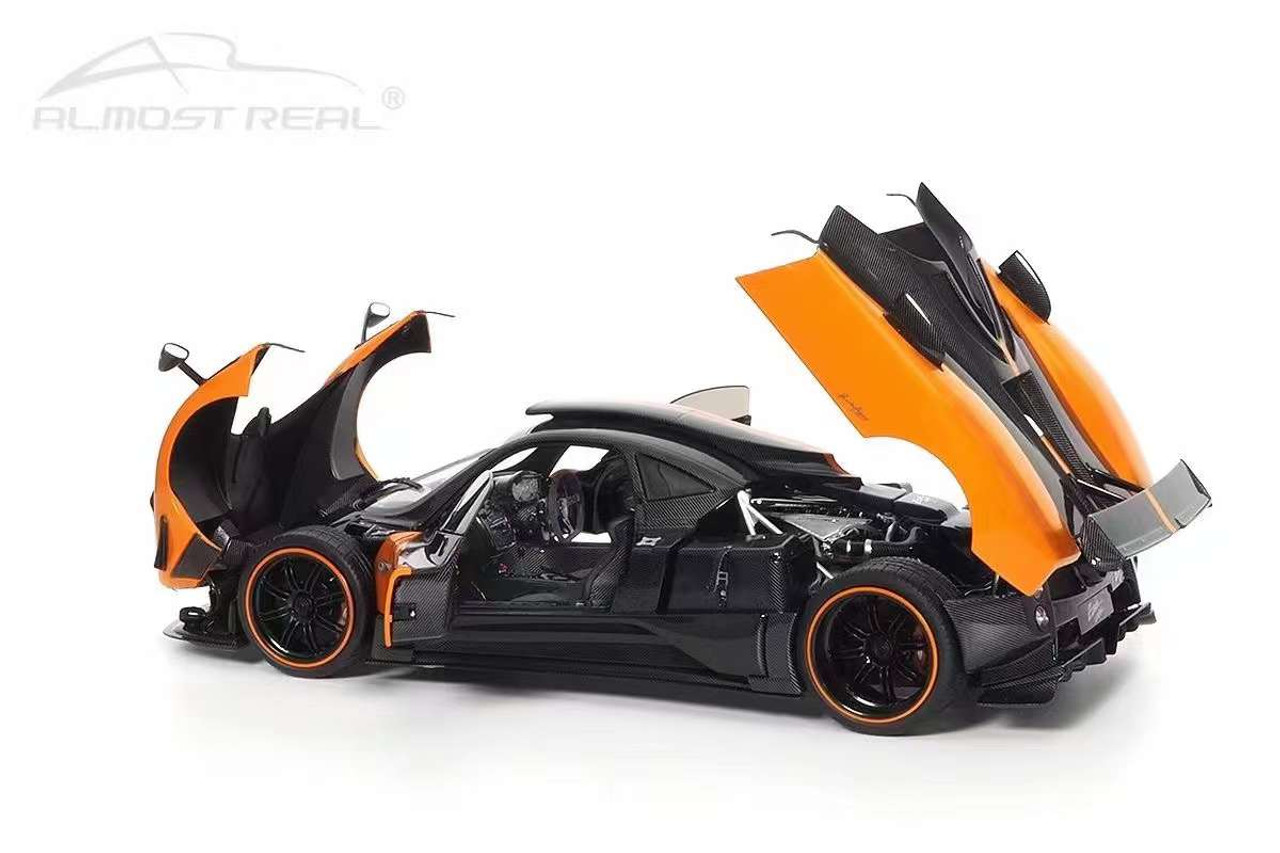 1/18 Almost Real 2009 Pagani Zonda Cinque (Orange & Black) Car Model