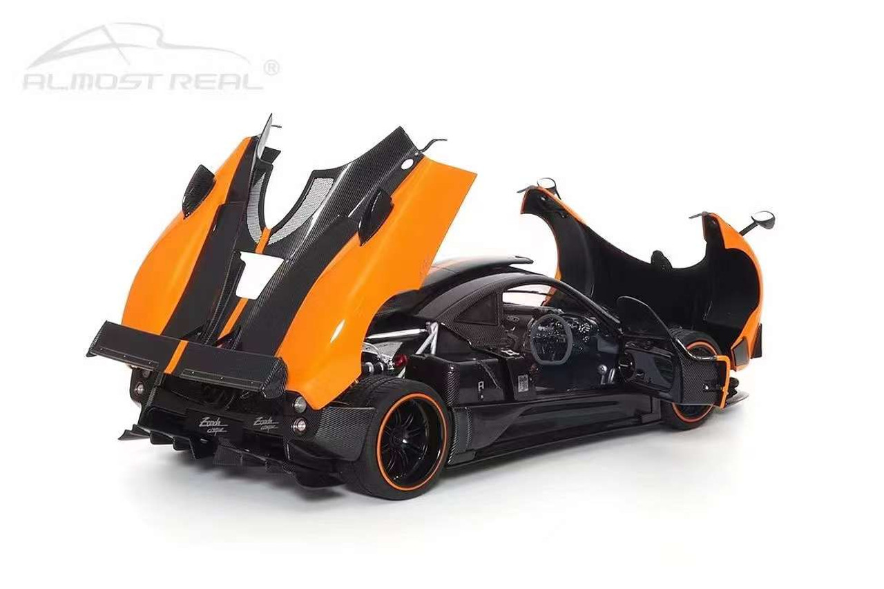 1/18 Almost Real 2009 Pagani Zonda Cinque (Orange & Black) Car Model