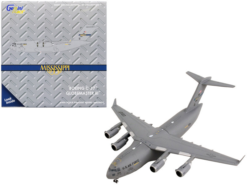 Gemini 1/400 C-17 Globemaster III インド空軍 C-17A Globemaster III 1:400 Diecast Model - GeminiJets GJ-GMRAF006
