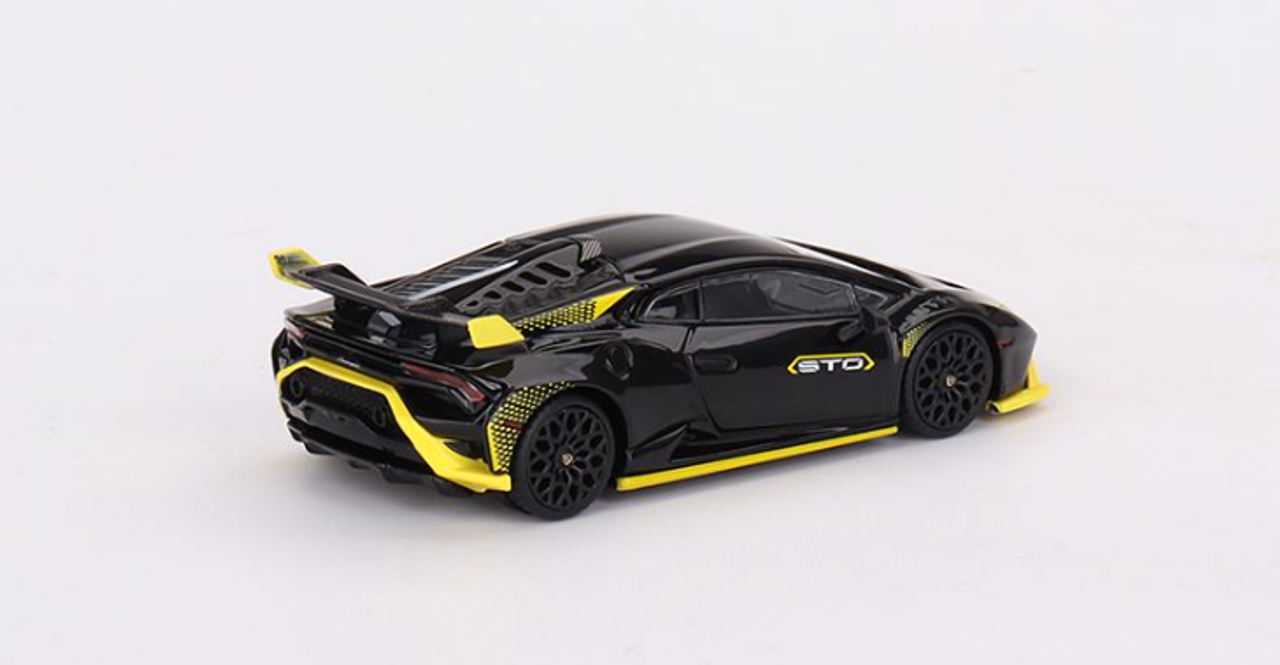 1/64 Mini GT Lamborghini Huracán STO (Nero Noctis Black) Diecast Car Model