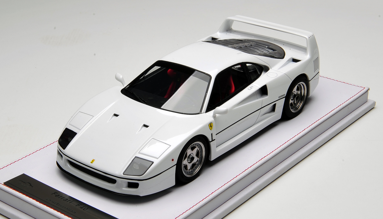 1/18 GL Models Ferrari F40 (White) Resin Car Model