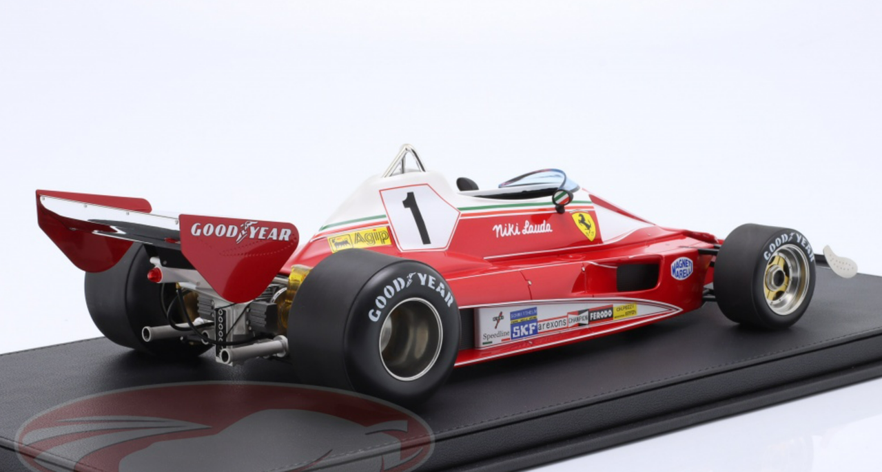 1/12 GP Replicas 1976 Formula 1 Niki Lauda Ferrari 312T2 #1 Winner Monaco GP Resin Car Model