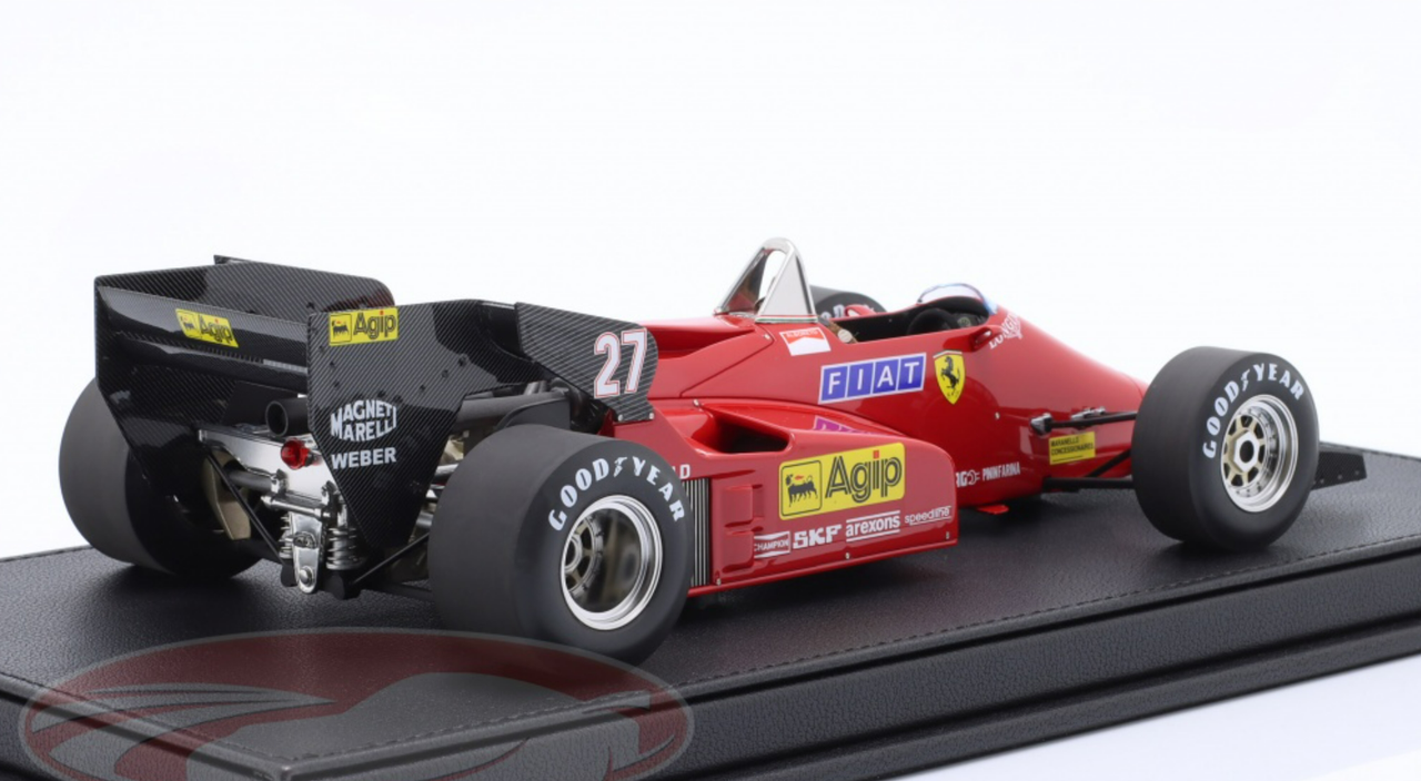 1/18 GP Replicas 1984 Formula 1 Michele Alboreto Ferrari 126C4 #27 3rd Austria GP Car Model