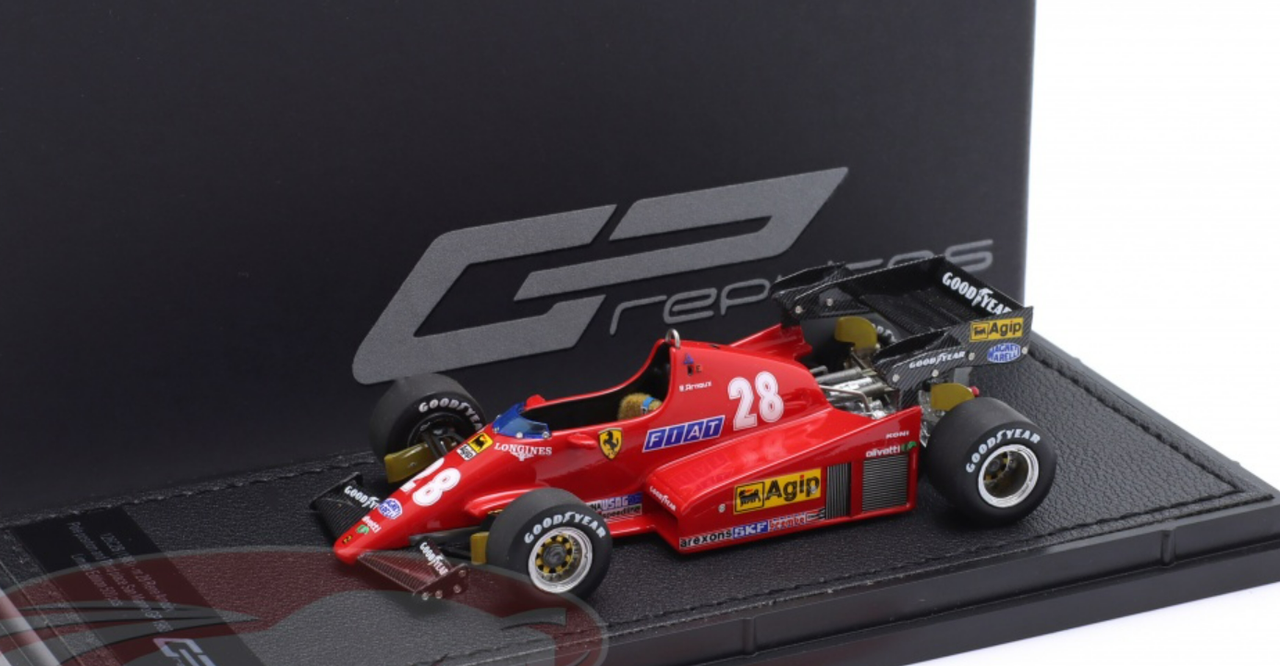 1/43 GP Replicas 1983 Formula 1 Patrick Tambay Ferrari 126C2B #27 Car Model