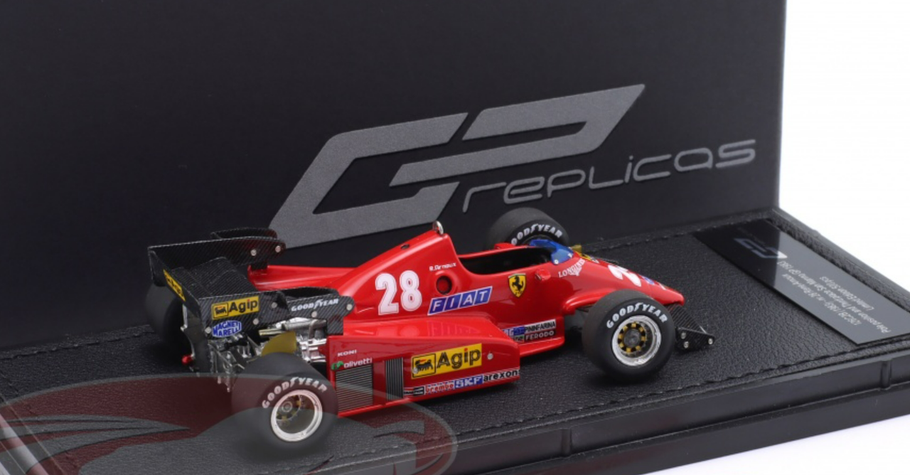 1/43 GP Replicas 1983 Formula 1 Patrick Tambay Ferrari 126C2B #27 Car Model