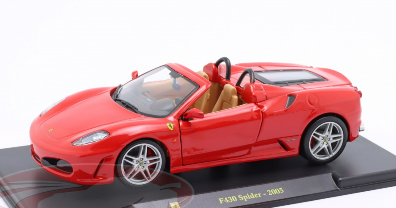 1/24 BBurago 2005 Ferrari F430 Spider (Red) Diecast Car Model