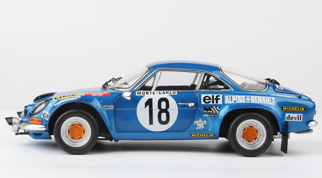Alpine Renault A110 1600S Race - döküm modeli - Kyosho 08483A