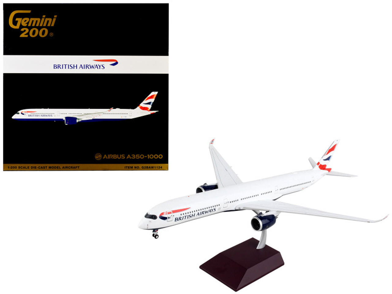 Gemini200 1/200 A350-1000 ブリティッシュ・エアウェイズ Airbus A350-1000 Commercial Aircraft 
