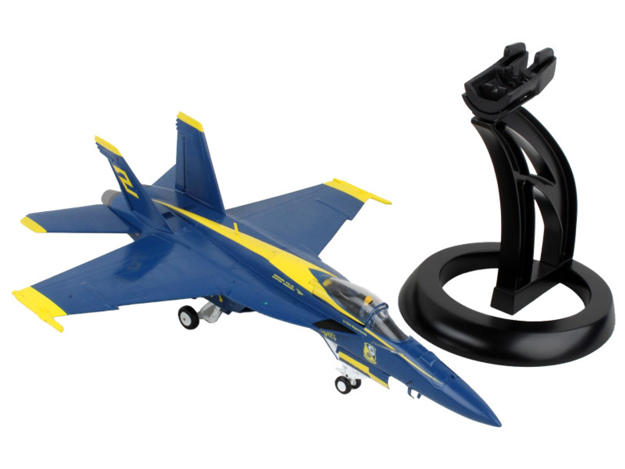 Boeing F/A-18E Super Hornet Fighter Aircraft "Blue Angels #2" United States Navy "Gemini Aces" Series 1/72 Diecast Model Airplane by GeminiJets