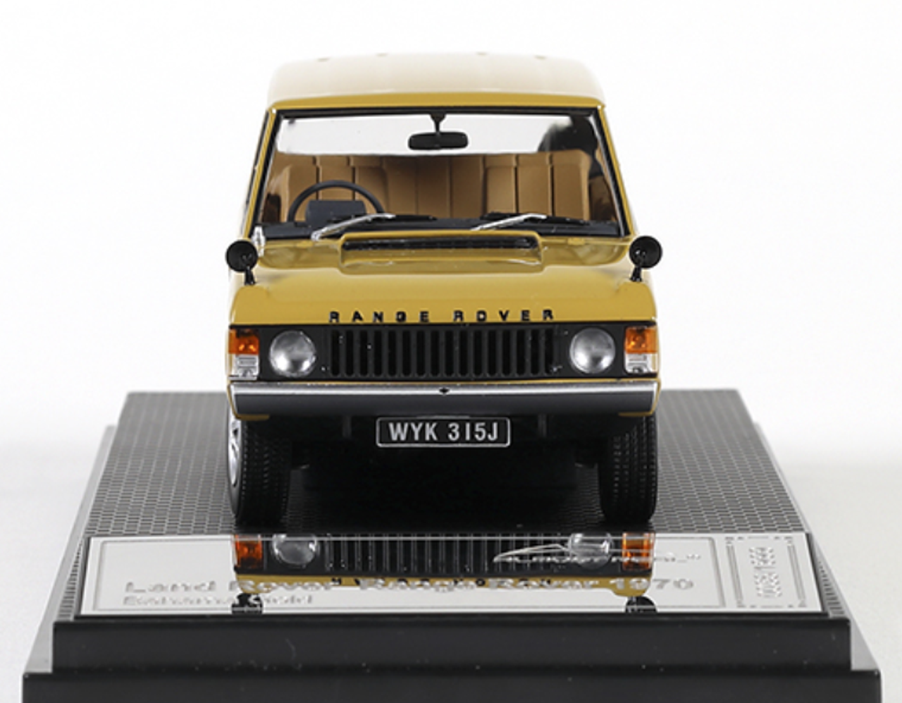 1/43 Almost Real 1970 Land Rover Range Rover (Yellow) Diecast Car Model