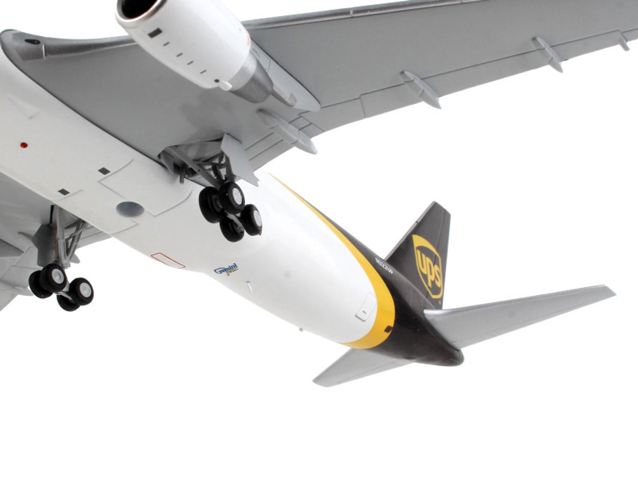 Boeing 767-300F Commercial Aircraft "UPS Worldwide Services" White with Black Tail "Gemini 200" Series 1/200 Diecast Model Airplane by GeminiJets