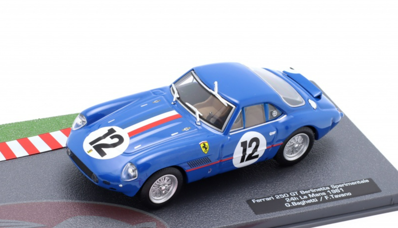 1/43 Altaya 1961 Ferrari 250 GT #12 24h LeMans Scuderia Ferrari Fernand Tavano, Giancarlo Baghetti Car Model