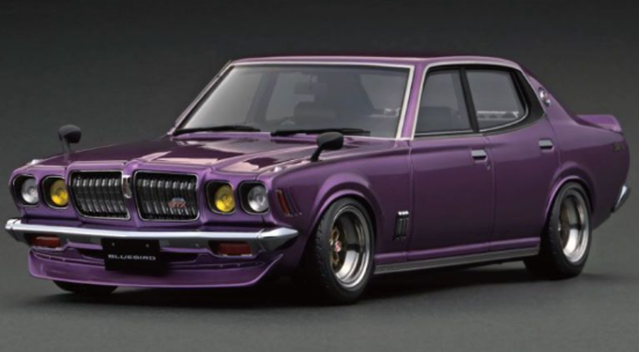  1/18 Ignition Model Nissan Bluebird U 2000GTX (G610) Purple Metallic (Limit 80 Pieces)