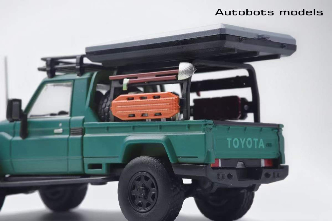 1/64 Autobots Models Toyota Land Cruiser LC79 Single Cabin (Green) Car Model