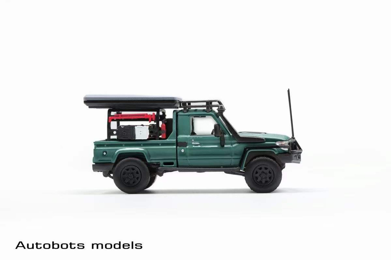 1/64 Autobots Models Toyota Land Cruiser LC79 Single Cabin (Green) Car Model