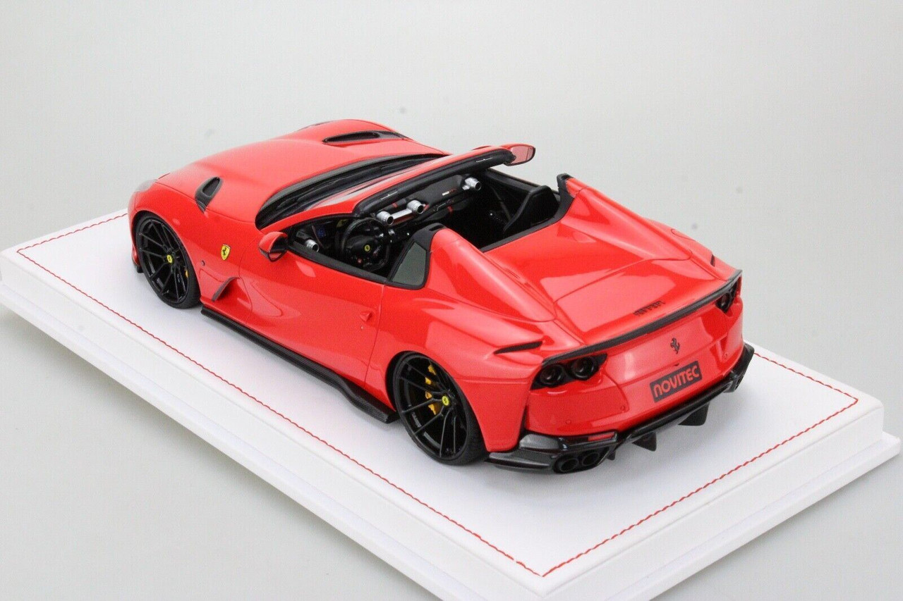 1/18 Ivy Ferrari 812 GTS Novitec (Rosso Corsa Red with Black Interior) Resin Car Model Limited 69 Pieces