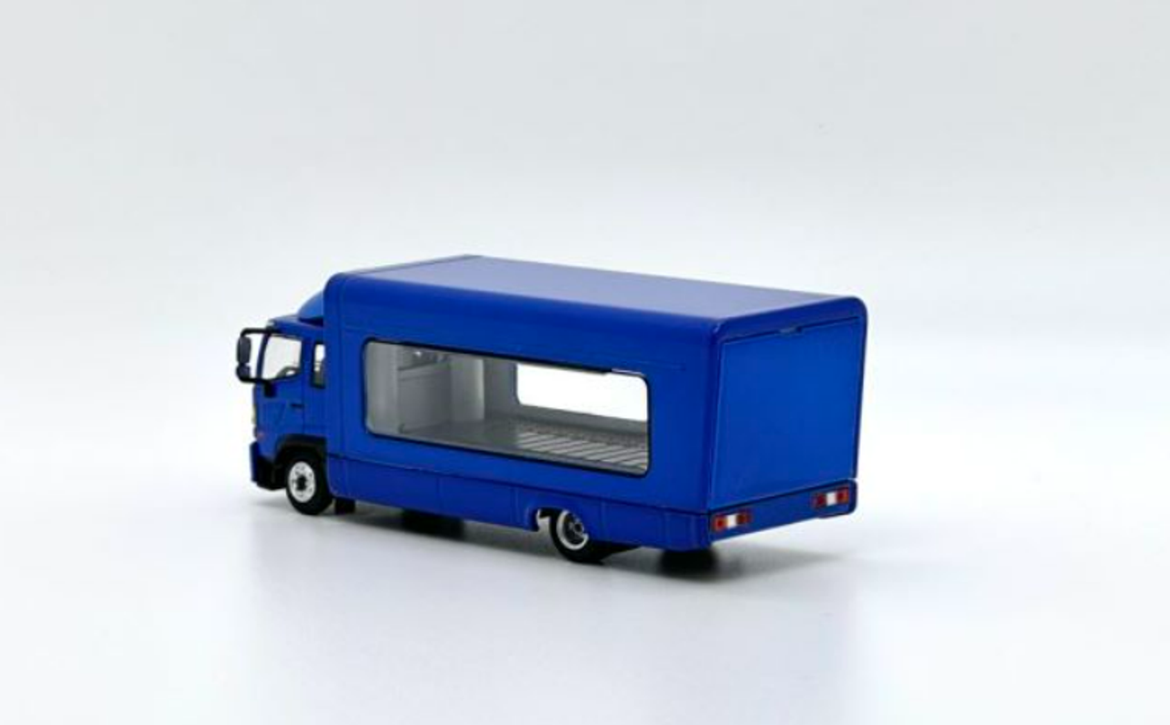 1/64 Unique Model & Tiny Hino Ranger 500 (Blue) Diecast Car Model