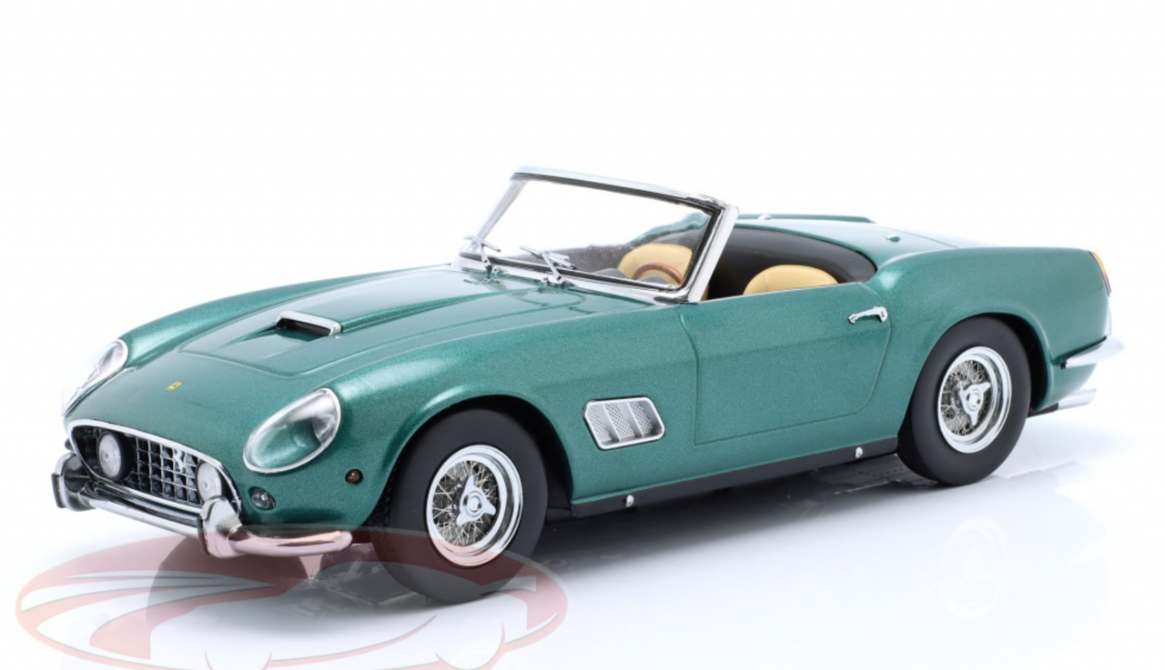 1/18 KK-Scale 1960 Ferrari 250 GT California Spyder (Green Metallic) Car Model
