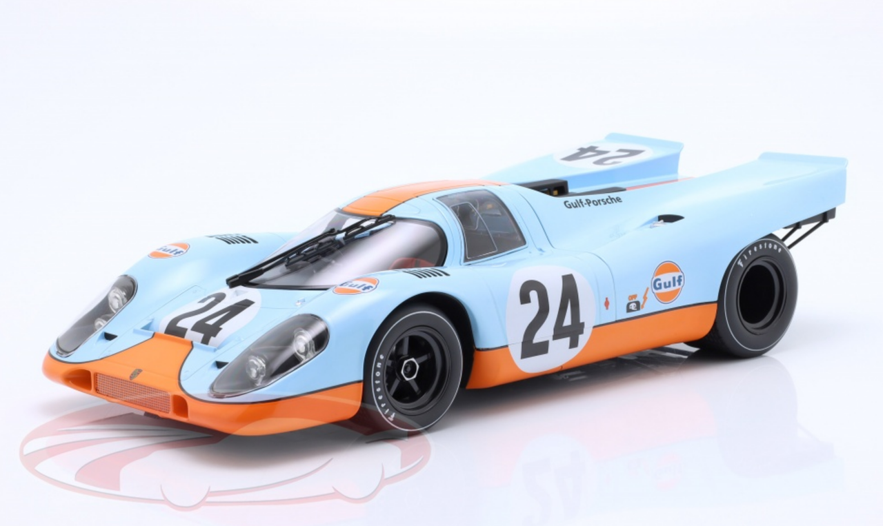 1/12 Norev 1970 Porsche 917K Gulf #24 Winner 1000km 24h Spa J. W. Automotive Engineering Jo Siffert, Brian Redmann Car Model