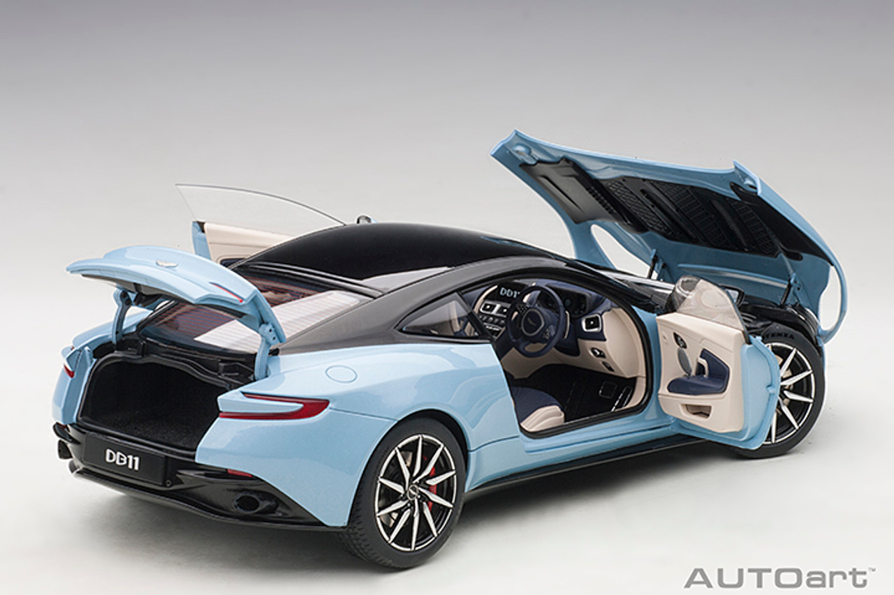 ジーニー 1/18 AUTOart Aston Martin DB11 (Q Frosted Glass Blue) Car