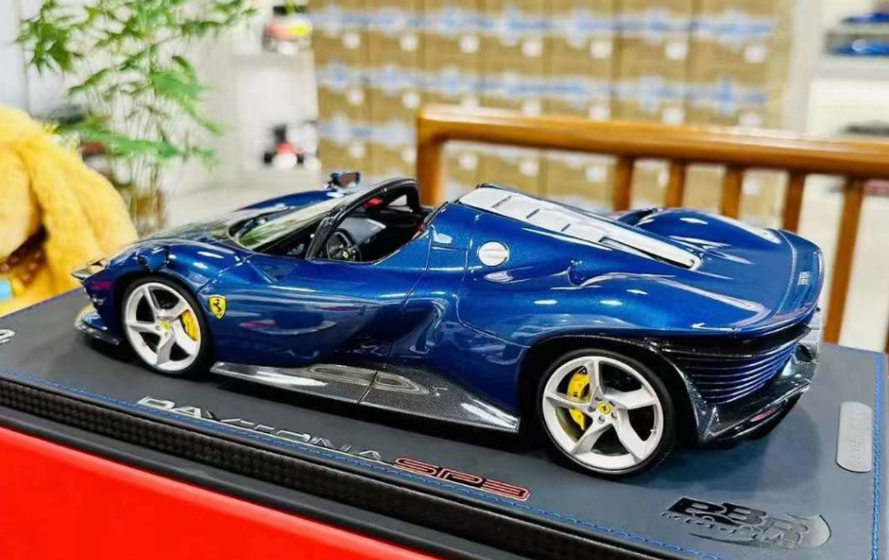 1/18 BBR Ferrari Daytona SP3 (Blu Abu Dhabi Blue) Resin Car Model Limited 24 Pieces