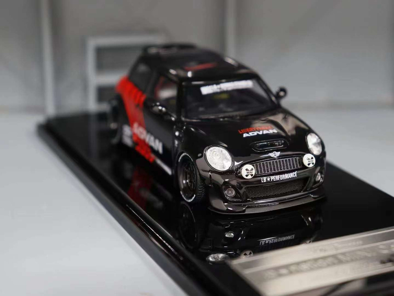 1/43 Endup Models Mini Cooper Liberty Walk LB Performance (Advan Theme) Car Model Limited 50 Pieces