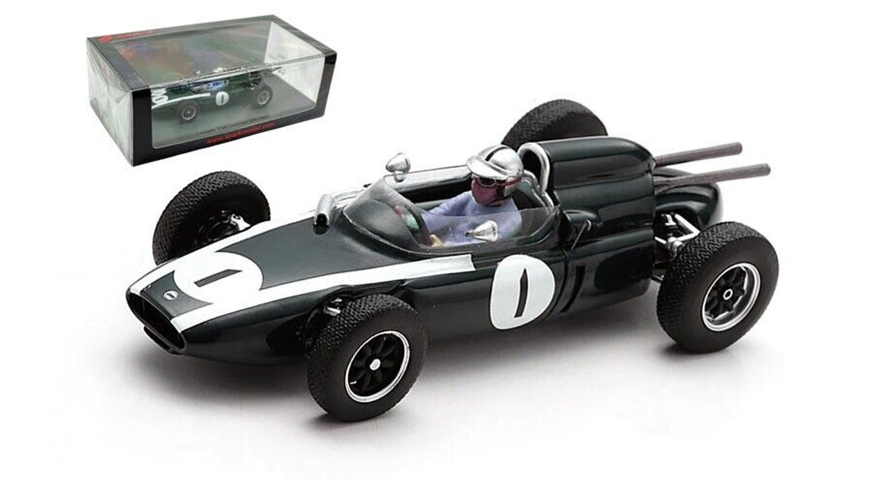 1/43 Spark 1961 Formula 1 Jack Brabham Cooper T58 No.1 German GP Car Model