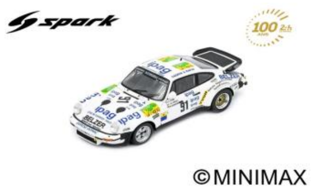Spark S9856 Porsche 930 N°91 – 24h Le Mans 1983 – Yvon/Lemerle – 1/43